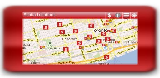 Scotia Bank Locations Map